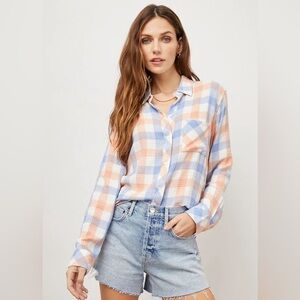 Women’s Casual Rails Brady Shirt in Blue Melon